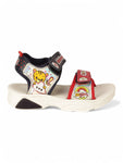 Sandals With Velcro Closing - Navy Blue