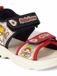 Sandals With Velcro Closing - Navy Blue