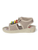 Musical Sandals With Velcro Closing - Grey