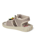 Musical Sandals With Velcro Closing - Grey