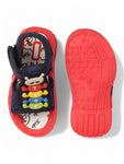 Musical Sandals With Velcro Closing - Navy Blue