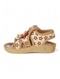Musical Sandals With Velcro Closing - Brown