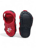 Unicorn Applique Anti-Slip Clogs - Red
