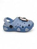Penguin Applique Anti-Slip Clogs - Blue