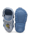 Hot Air Balloon Applique Anti-Slip Clogs - Blue