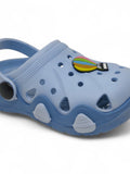 Hot Air Balloon Applique Anti-Slip Clogs - Blue