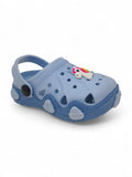 Unicorn Applique Anti-Slip Clogs - Blue