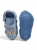 Unicorn Applique Anti-Slip Clogs - Blue