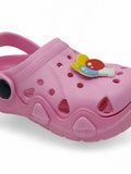 Balloon Applique Anti-Slip Clogs - Pink
