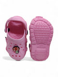 Mushroom Applique Anti-Slip Clogs - Pink
