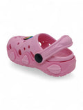Smily Applique Anti-Slip Clogs - Pink