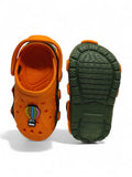 Hot Air Balloon Applique Anti-Slip Clogs - Orange