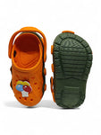 Balloon Applique Anti-Slip Clogs - Orange