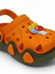 Balloon Applique Anti-Slip Clogs - Orange