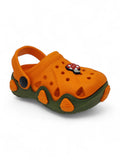 Mushroom Applique Anti-Slip Clogs - Orange