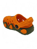 Smily Applique Anti-Slip Clogs - Orange