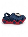 Penguin Applique Anti-Slip Clogs - Navy Blue