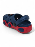 Penguin Applique Anti-Slip Clogs - Navy Blue