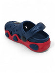 Hot Air Balloon Applique Anti-Slip Clogs - Navy Blue