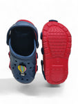 Hot Air Balloon Applique Anti-Slip Clogs - Navy Blue