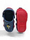 Hot Air Balloon Applique Anti-Slip Clogs - Navy Blue
