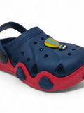 Hot Air Balloon Applique Anti-Slip Clogs - Navy Blue