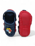 Balloon Applique Anti-Slip Clogs - Navy Blue