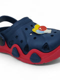 Balloon Applique Anti-Slip Clogs - Navy Blue