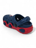 Unicorn Applique Anti-Slip Clogs - Navy Blue