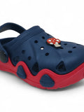 Mushroom Applique Anti-Slip Clogs - Navy Blue