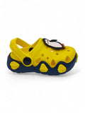 Penguin Applique Anti-Slip Clogs - Yellow