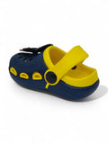 Penquin Applique Anti-Slip Clogs - Navy Blue