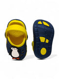Penquin Applique Anti-Slip Clogs - Navy Blue