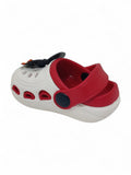 Penquin Applique Anti-Slip Clogs - Cream