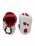 Penquin Applique Anti-Slip Clogs - Cream