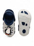 Penquin Applique Anti-Slip Clogs - Cream