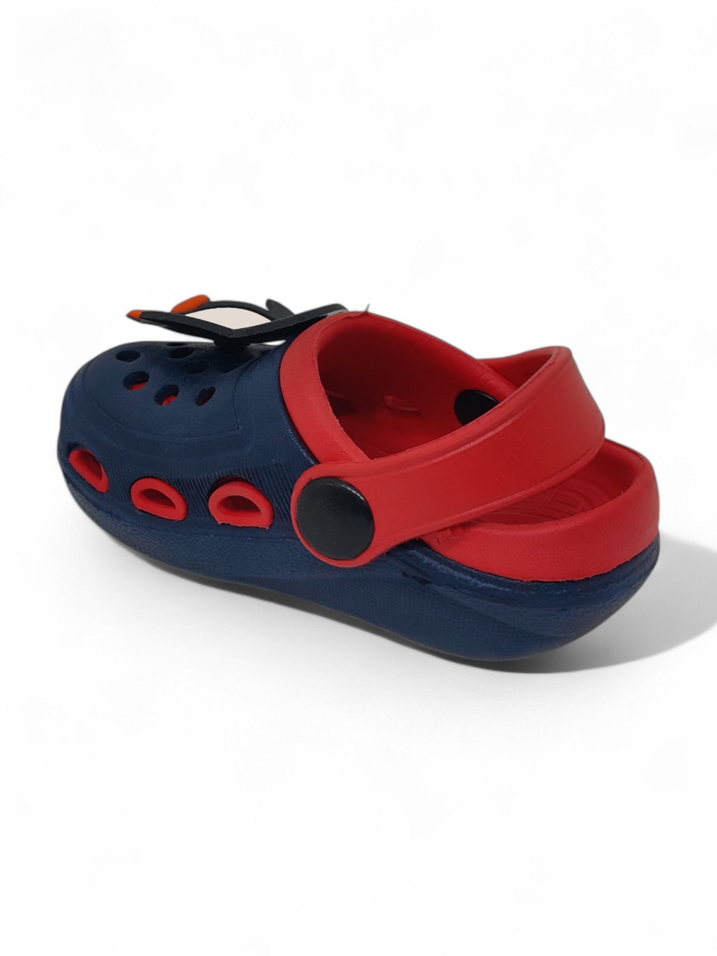 Penquin Applique Anti-Slip Clogs - Navy Blue