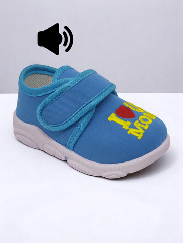 Musical Chu Chu Shoes With Velcro Closing - Blue