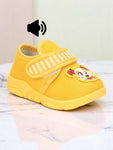 Lil Lollipop Musical Chu Chu Shoes With Velcro Closing - Mustard (Copy)