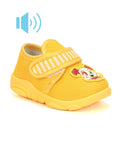 Lil Lollipop Musical Chu Chu Shoes With Velcro Closing - Mustard (Copy)
