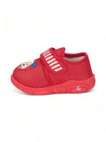 Musical Chu Chu Shoes With Velcro Closing - Red