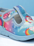 Musical Chu Chu Sandals With Velcro Closing - Blue