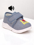 Musical Chu Chu Shoes With Velcro Closing - Blue
