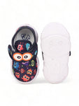 Musical Chu Chu Shoes With Velcro Closing - Navy Blue