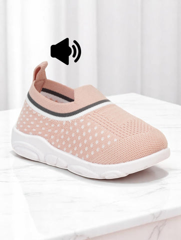 Lil Lollipop Musical Chu Chu Slip On Shoes - Peach