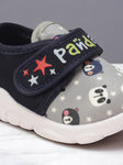 Musical Panda Chu Chu Shoes With Velcro Closing - Grey