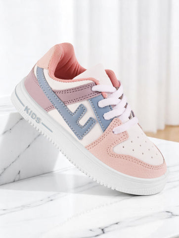 Casual Shoes With Laces - Pink