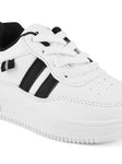 Casual Shoes With Laces - White