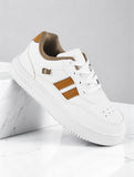 Casual Shoes With Laces - White
