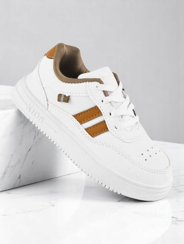 Casual Shoes With Laces - White